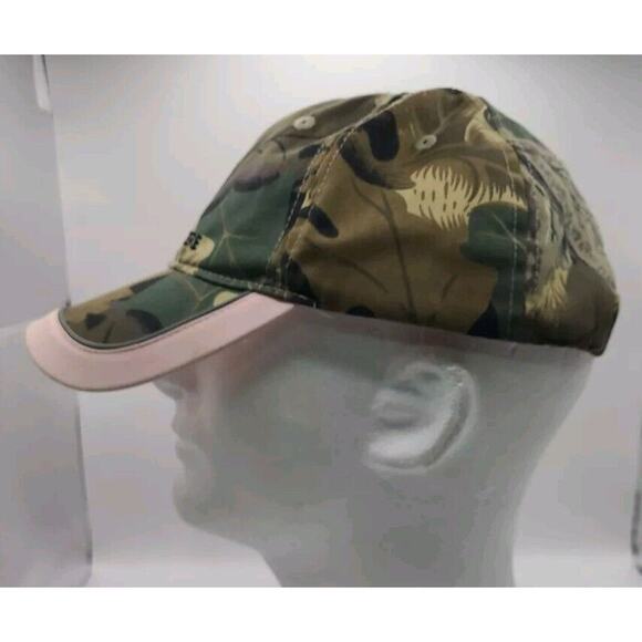 John Deere Season Womens Farmer Hat Camo Green Pink Edge Snap Back EUC‎ - Picture 4 of 11